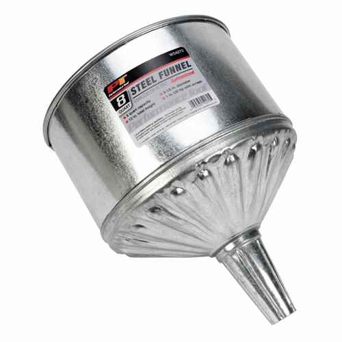  Buy Performance Tools W54272 8Quart Steel Galv. Funnel - Garage