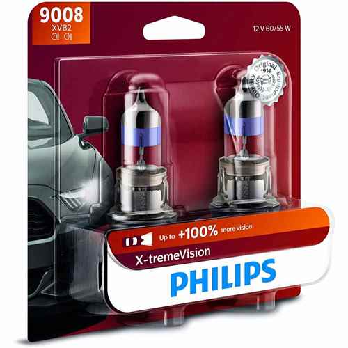 Buy Philips 9008XVB2 X-Treme Vision Bulb 9008/H13 (2) - Unassigned