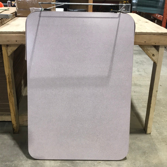 Used RV Wall Mount Table Top With Single Leg 39 1/2" L x 27 3/4" W