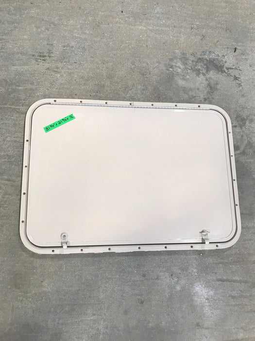 Used Radius Cornered Cargo Door 31 3/4" W  x 21 3/4" H x  1/2" D