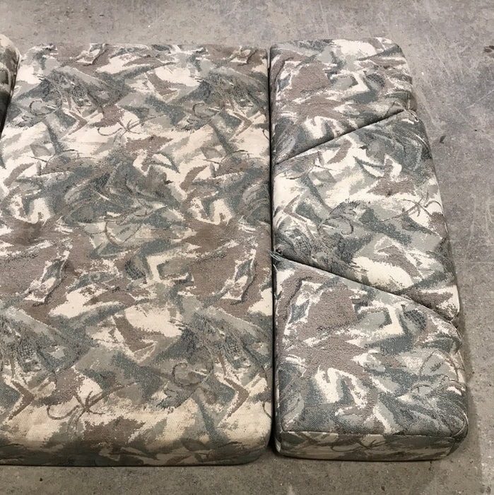 Used Dinette Cushion Set- 4 piece | 2 @ 40" X 23" X 5" D, 2 @ 40" X 14" X 5" D