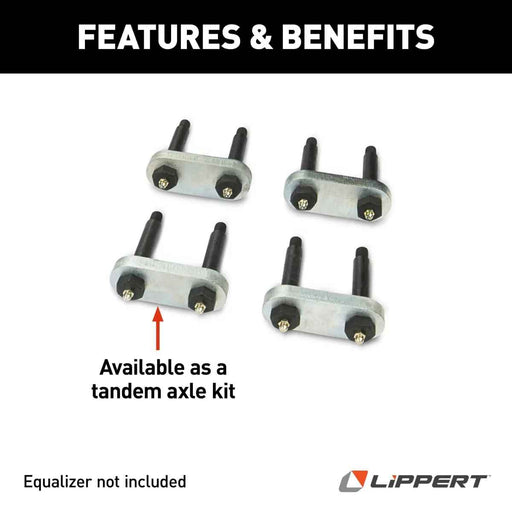 Buy Lippert Components 162324 Tandem Axle AP Kit with Wet Bolts - No