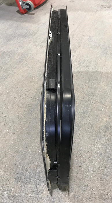 Black Radius Opening Window : 21 1/4" W X 11 1/4" H X 1 3/4" D