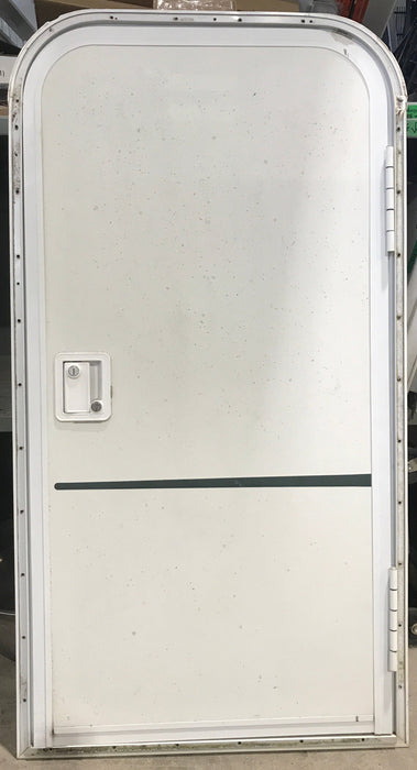 Used Radius Storage/ Teardrop Trailer Entry Door 44" x 22" x 1 1/2" D
