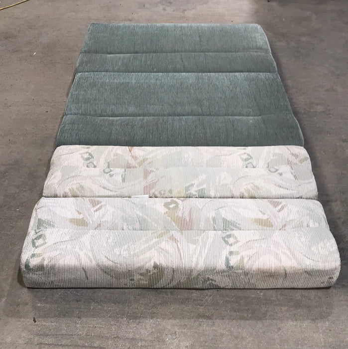 USED Dinette Cushion Set- 4 piece | 2 @ 40" X 24" X 5" D, 2 @ 40" X 12" X 5" D - Young Farts RV Parts
