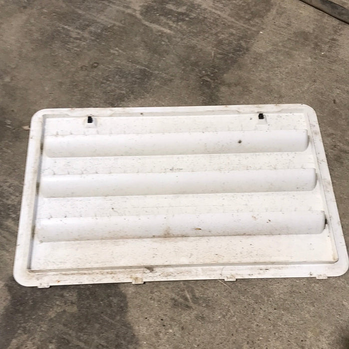 Used Norcold 621156 (AKA- 621154) - Off White Air Intake Side Refrigerator Vent- NO FRAME