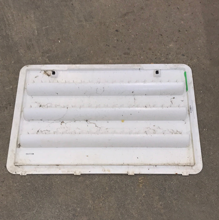 Used Norcold 617778 - Yellowed Air Intake Side Refrigerator Vent- NO FRAME