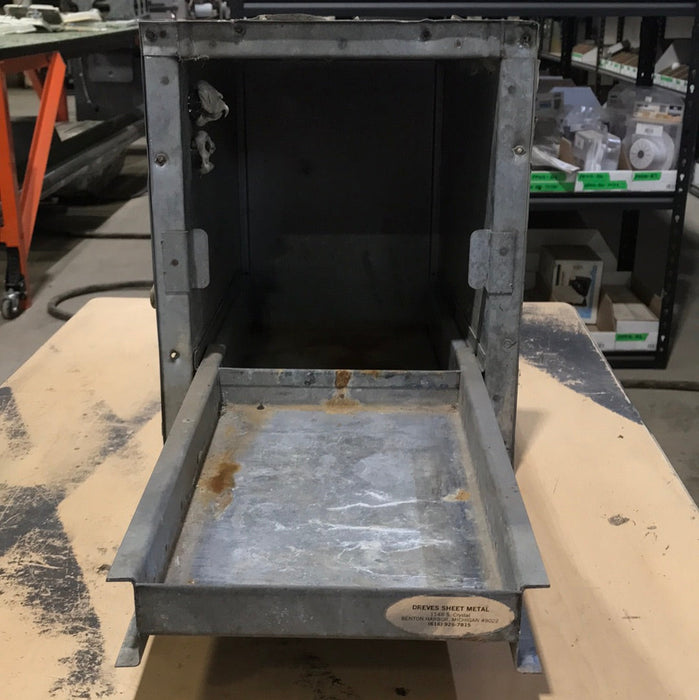 Used Battery Compartment Box with Slide Out Tray