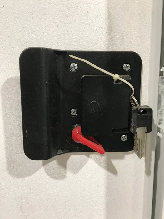 Used Radius Storage/ Teardrop Trailer Entry Door 43" x 23 1/2" x 2 1/2" - Young Farts RV Parts