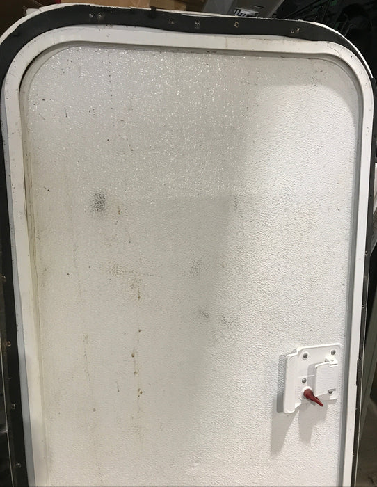 Used Radius Storage/ Teardrop Trailer Entry Door 44" x 22" x 1 1/2" D