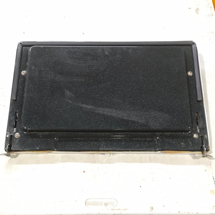 Used Magic Chef Oven Door 2401F12770 - 12001180 WHITE