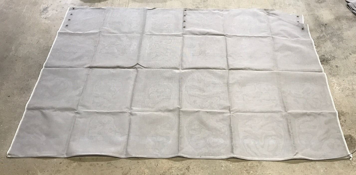 Used Fabric Panel for RV Awning Screen Room - Front Panel
