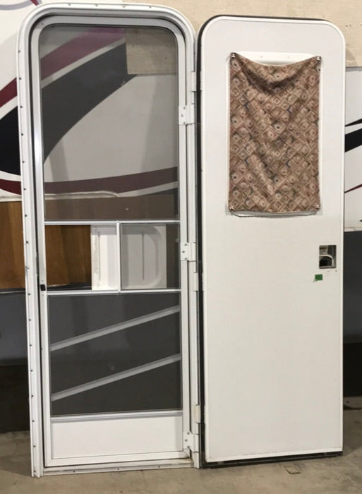 Used Radius Storage Entry Door 70" x 24" X 2 1/4" D