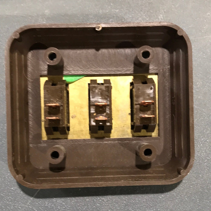 Used 12v RV Triple Light Switch - Young Farts RV Parts