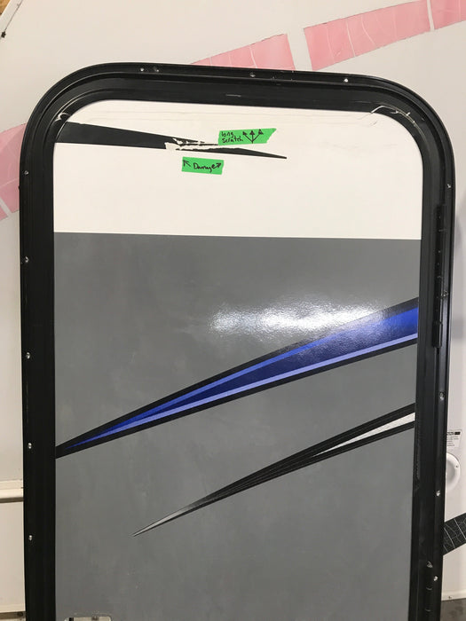 Used RV Radius Entry Door 72" x 25 1/2"