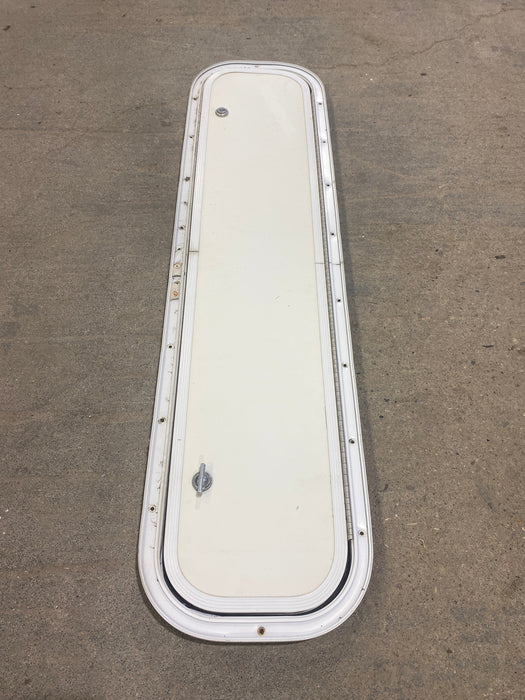 Used Radius Corner Cargo Door 35 1/2" W x 7 3/4" H x 3/4" D