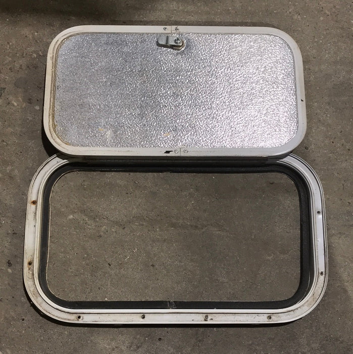 Used Radius Cornered Cargo Door 17 3/4" W x 9 3/4" H x 1/2" D
