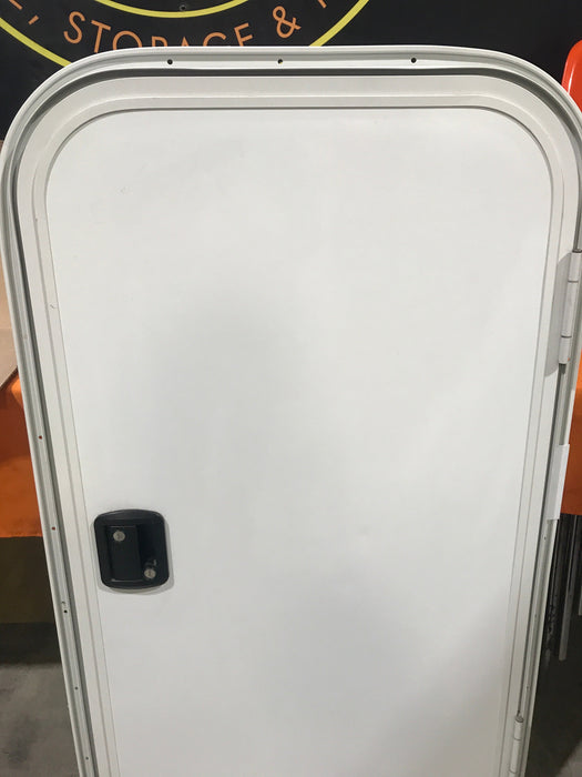 Used Radius Storage/ Teardrop Trailer Entry Door 43" x 23 1/2" x 2 1/2"