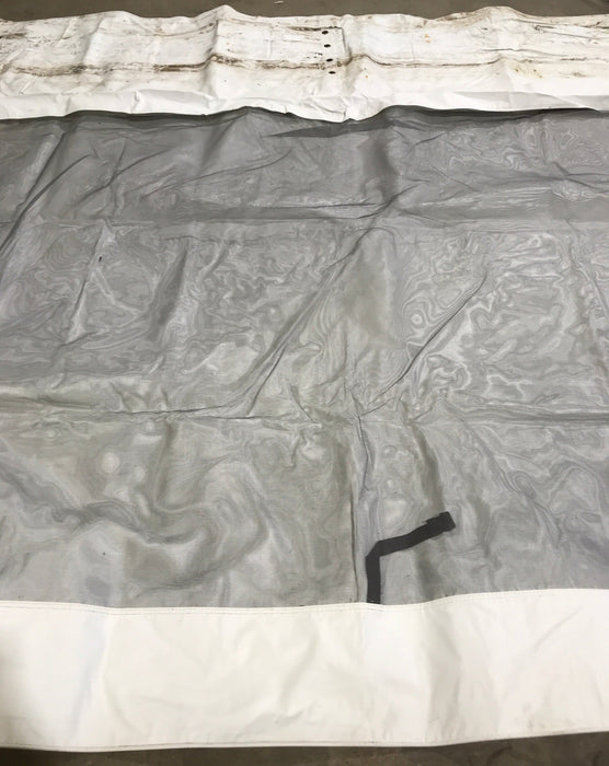 Used Fabric Panel for RV Awning Screen Room - Front Panel