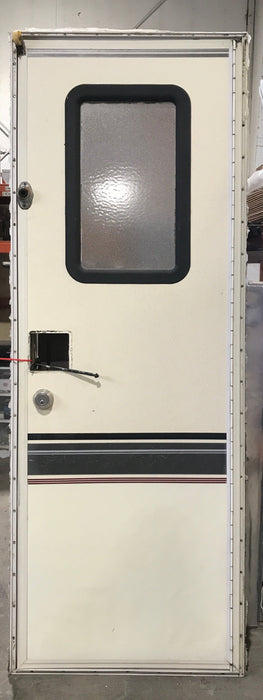 Used RV Square Entry Door 26 1/2" x 77 1/2"