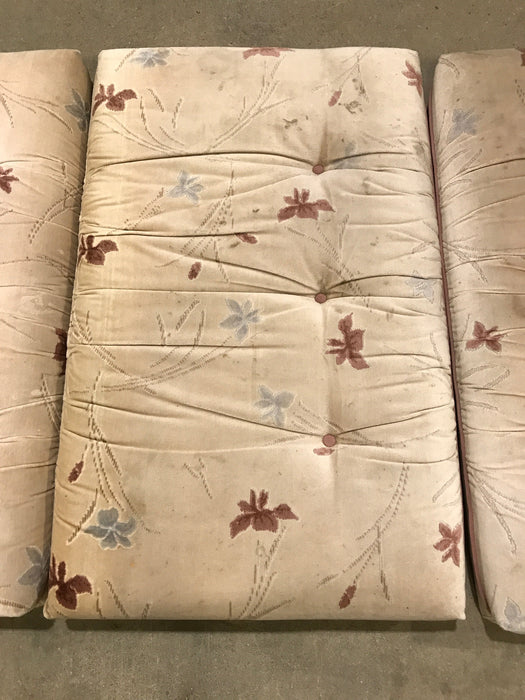Used Dinette Cushion Set- 4 piece | 2 @ 40" X 24" X 4 1/2" D, 2 @ 40" X 12" X 4 1/2" D