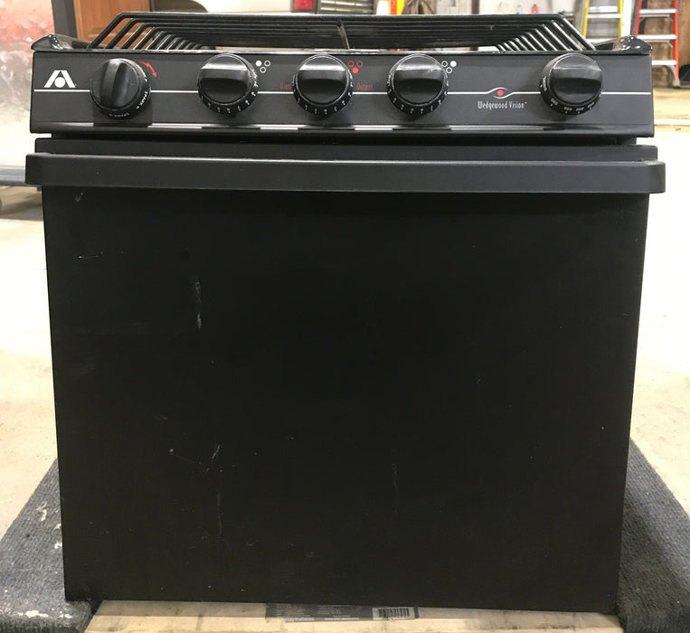 Used Atwood / Wedgewood range stove 3-burner R-V2135BBP