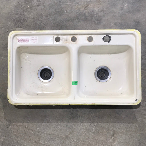 Used RV Kitchen Sink 32” W x 18” H - Young Farts RV Parts