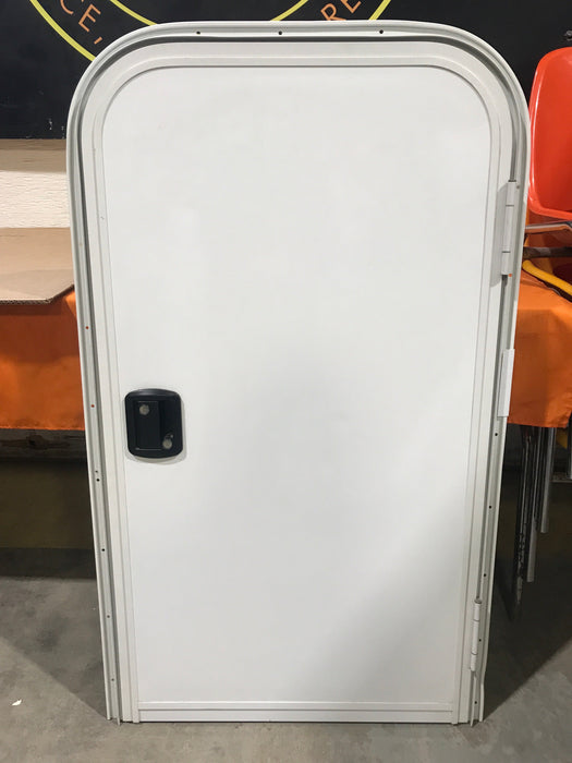 Used Radius Storage/ Teardrop Trailer Entry Door 43" x 23 1/2" x 2 1/2"
