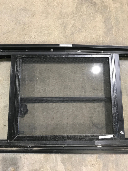 Used Black Radius Opening Window : 29 1/2" W x 14 3/4" H x 2"
