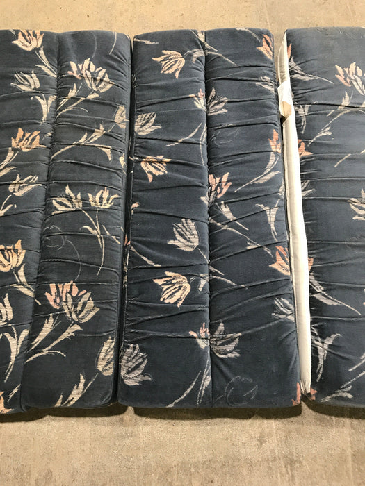 USED Dinette Cushion Set- 4 piece 2 @ 37" X 22" X 5" D, 2 @ 37" X 12" X 5" D