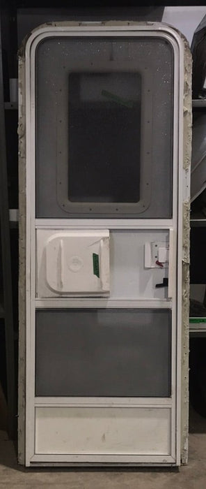 Used Radius Cornered Entry Door 71 1/2" H x 25 1/2" W x 2 1/2" D