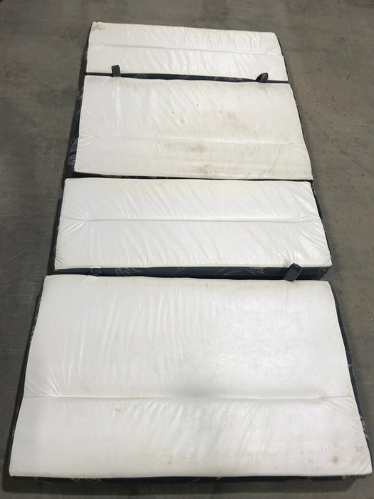 USED Dinette Cushion Set- 4 piece 2 @ 37" X 22" X 5" D, 2 @ 37" X 12" X 5" D
