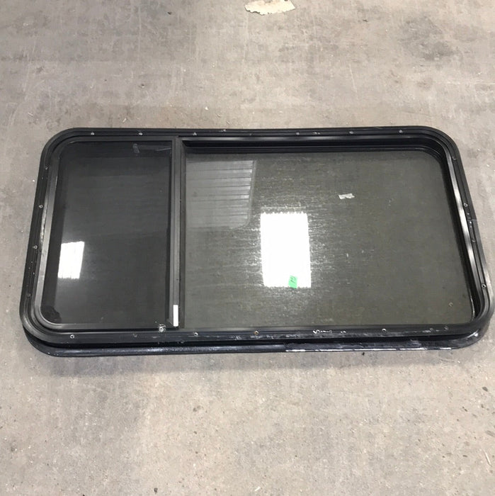 Used Black Radius Opening Window : 41 1/2" W x 23 1/2" H x 2" D