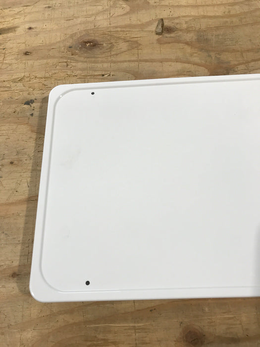 Used Dometic Mojave Exterior Furnace Access Door, Artic White - 33059