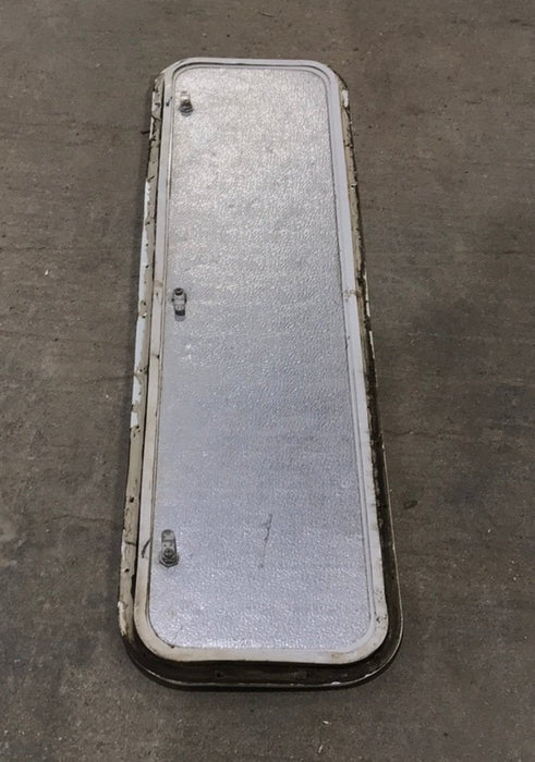 USED Radius Cornered Cargo Door 46" x 11 1/4" x 1/2" D - Young Farts RV Parts