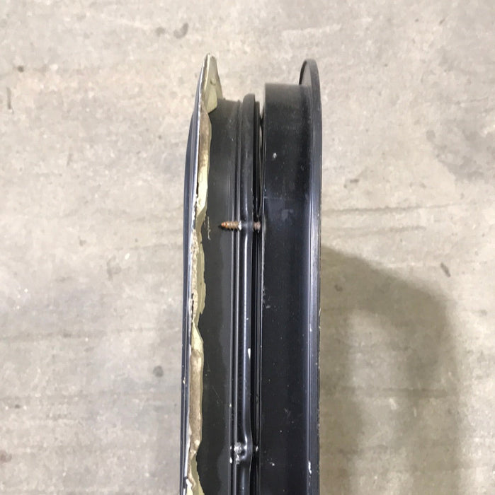 USED Black Radius Opening Window : 23 1/2" W x 14 1/4" H X 2" D