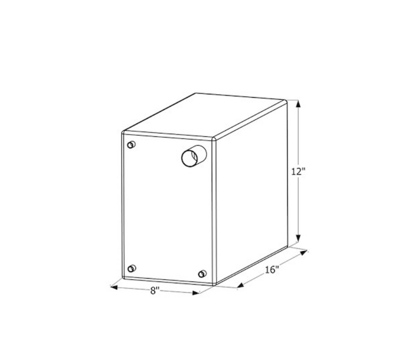 Fresh Water Tank WT2474 - 6 Gal