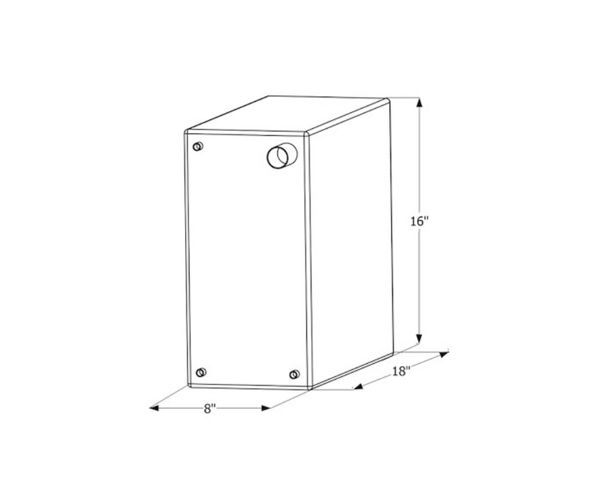 Fresh Water Tank WT2465 - 10 Gal