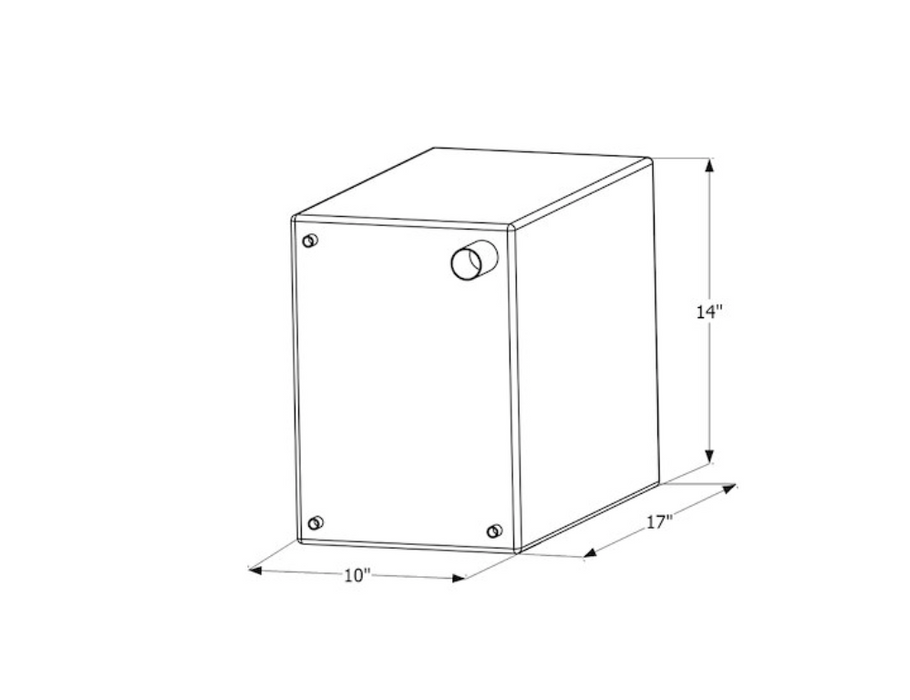 Fresh Water Tank WT2464 - 10 Gal