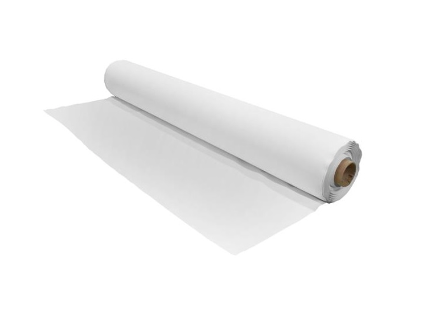 White 9'6" X 40' TPO Roof Membrane