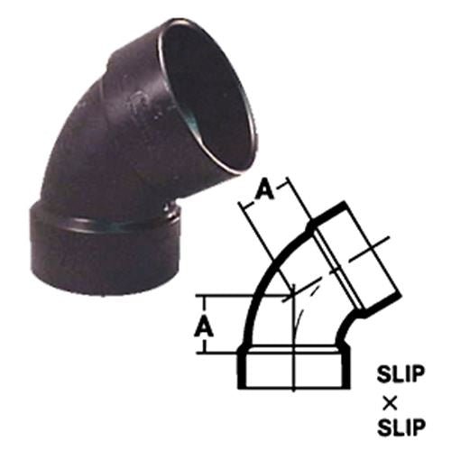 ABS 60Deg Ell - 1.5 In - Young Farts RV Parts