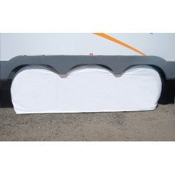 ADCO 3983 White Triple Axle Tyre Gard Wheel Cover - Young Farts RV Parts