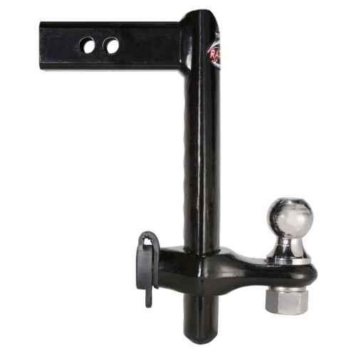 ADJ REC HITCH BLACK 12" - Young Farts RV Parts