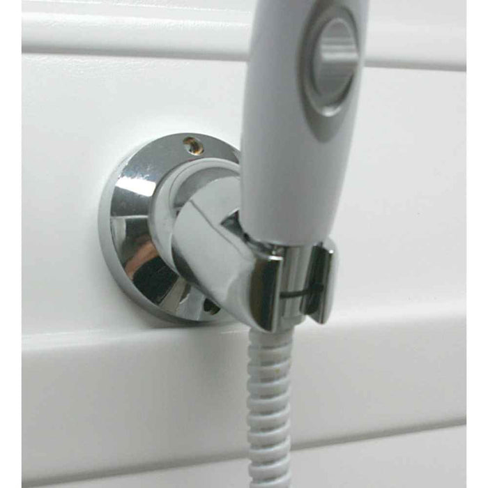 Adjustable Shower Head Wall Mount (Chrome Colored) - Young Farts RV Parts