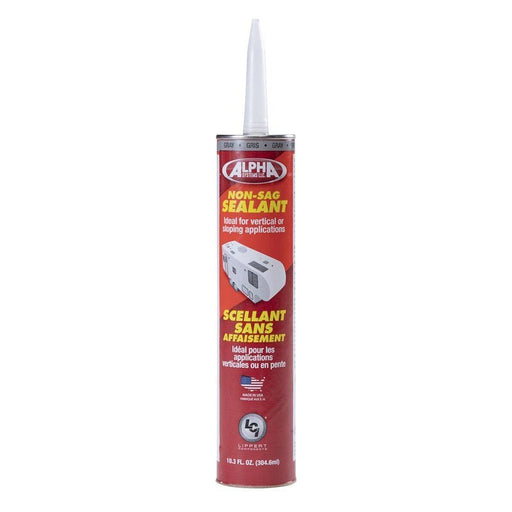 Alpha Systems 862159 - Non - Sag Sealant 1010 - Low VOC - Grey - 10.3 oz - Young Farts RV Parts