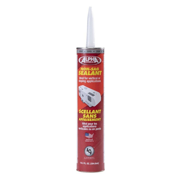 Alpha Systems 862159 - Non - Sag Sealant 1010 - Low VOC - Grey - 10.3 oz - Young Farts RV Parts