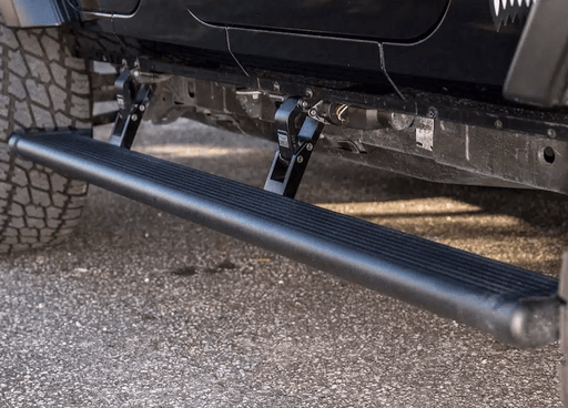 AMP Research Powerstep Electric Running Board 0718 Jeep Wrangler JK 2Door 75121 - 01A - Young Farts RV Parts
