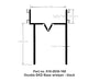 AP Products 018 - 2030 - 168 Slide Out Seal, Double EKD Seal Base With 2 - 3/8" Wiper, 2" Thickness x 3 - 3/16" Width x 14 Foot Length, Black - Young Farts RV Parts