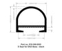 AP Products 018 - 350 - EKD D Seal For EKD Base Black - 1" x 50' - Young Farts RV Parts