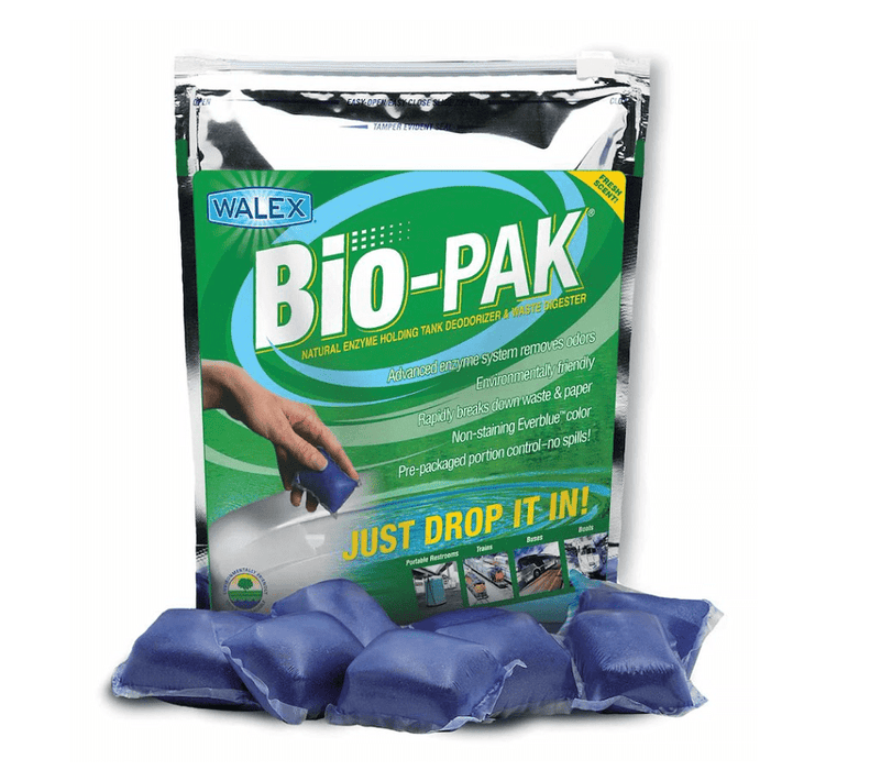 Bio - Pak Natural Enzyme Holding Tank Deodorizer and Waste Digester - 50 Pack - Young Farts RV Parts